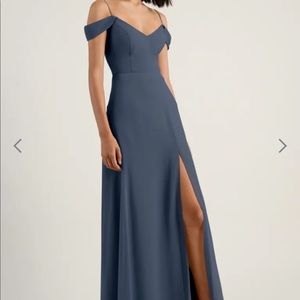 Jenny Yoo Priya Dress in Storm Blue